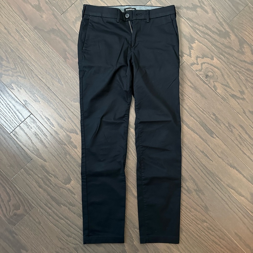 FLASH SALE: Express Slim Chino Pants Black 28x32